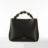 Luella Grey Danielle Beaded Handle Crossbody Tote in Black