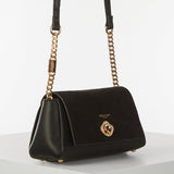 Luella Grey Delilah Black Turnlock Evening Bag