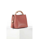 Luella Grey Demi Beaded Handle Crossbody Tote In Posy