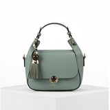 Luella Grey Diana Top Handle Crossbody In Spearmint Green