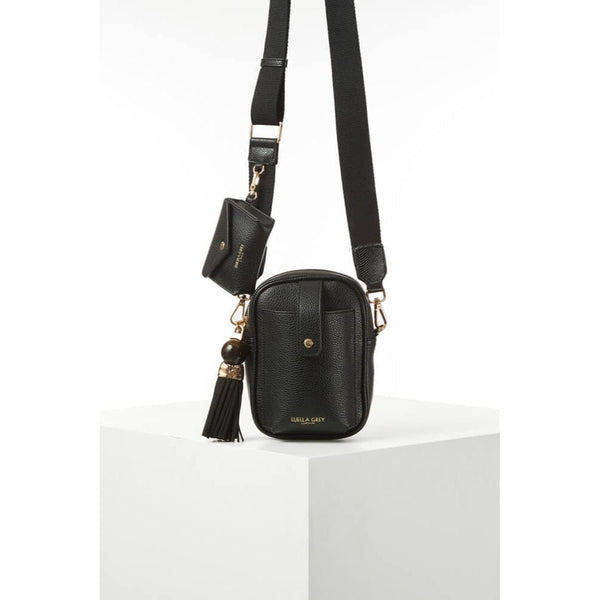Luella Grey Elise Portrait Camera Crossbody In Black