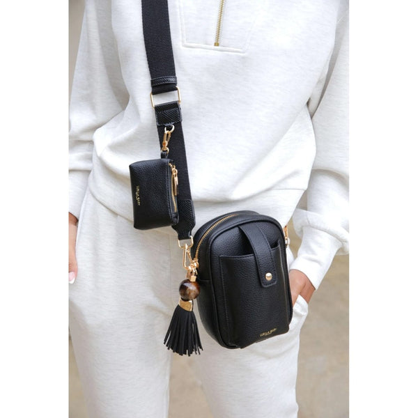 Luella Grey Elise Portrait Camera Crossbody In Black