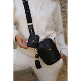 Luella Grey Elise Portrait Crossbody In Black