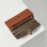 Luella Grey Ginny Large Purse Evening Bag in Conker