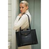 Luella Grey Giselle Laptop Tote In Black