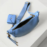 Luella Grey Lolly Sling Bag In Cornflower Blue