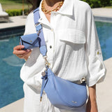 Luella Grey Lolly Sling Bag In Cornflower Blue
