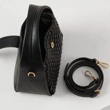 Luella Grey Maggie Weave Crossbody In Black