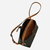 Luella Grey Margy Black Zip Top Crossbody in Black