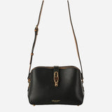Luella Grey Margy Black Zip Top Crossbody in Black