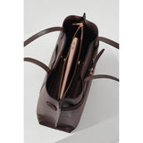 Luella Grey Oriana Laptop Tote In Chocolate