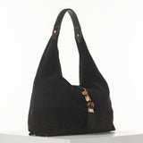 Luella Grey Pandora Suede Hobo in Black