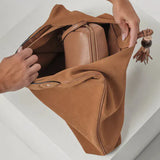 Luella Grey Pandora Suede Hobo in Camel