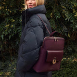 Luella Grey Penelope Damson Laptop Backpack in Purple