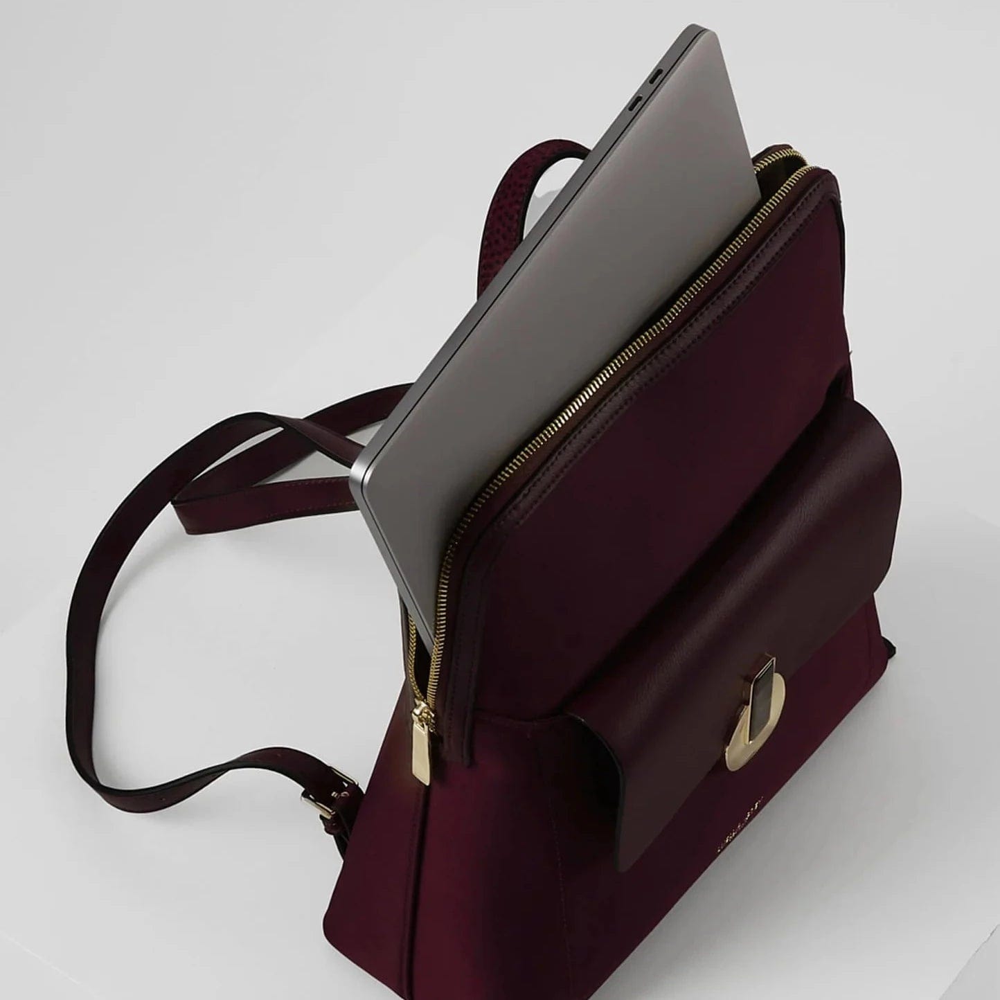 Luella Grey Penelope Damson Laptop Backpack in Purple