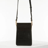 Luella Grey Tasmin Phone Crossbody Bag in Black