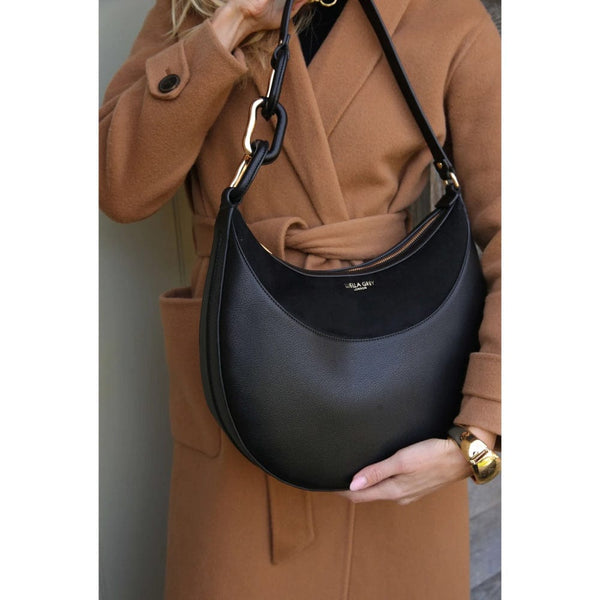 Luella Grey Thelma Scoop Hobo Black