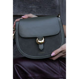 Luella Grey Venetia Saddle Crossbody In Khaki