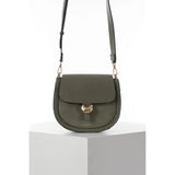 Luella Grey Venetia Saddle Crossbody In Khaki