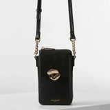 Luella Grey Zoe Phone Bag in Black