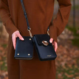 Luella Grey Zoe Phone Bag in Black