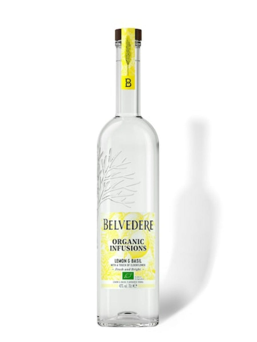 Belvedere Organic Infusion Lemon and Basil Vodka 70cl