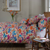 The lyndon Company Vintage Floral Duvet Set King Size + Cushion Cover