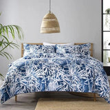 Deyongs Bamboo Blue Cotton Bedlinen Duvet Set Size Super King