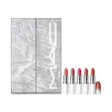 MAC Frostbitten Kiss Lustreglass Lipstick X5 - Best Sellers (Worth £120)