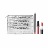 MAC Powdered Snow Powder Kiss Lip Kit - Pink (Worth £68)