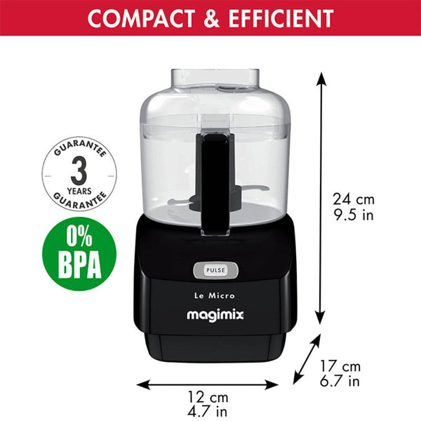 Magimix Mini Chopper Le Micro In Black