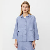 Jurelle Jacket In Stonewash Blue
