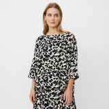 Masai Becca Top In Black Floral Print