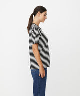 Masai Brynoi Jersey Top In Striped Black White