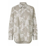 Masai Ilyra Embroidered Shirt In Fennel Seed