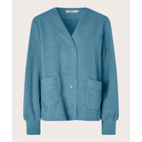 Masai Junte Teddy Fleece Jacket In Proven Blue
