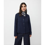Masai Justino Jersey Jacket In Navy