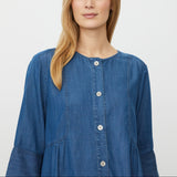 Masai Juvila Denim Shirt Jacket in Blue