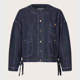 Masai Jynthera Denim Jacket In Dark Denim