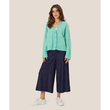 Masai Lettie Cardigan In Turquoise