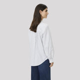 Masai Maisavora Embroidered Stripe Shirt In Navy Stripe