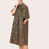 Masai Nirassa Dress In Pale Khaki Print