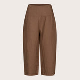 Masai Pallas Linen Trousers In Chestnut