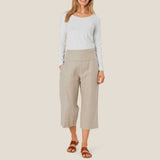 Masai Pallas Linen Trousers In Natural