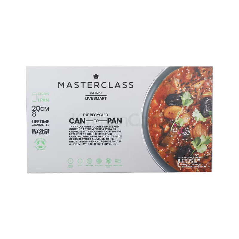 MasterClass Recycled Non-Stick Frying Pan 20cm & 28cm