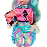 Monster High Lagoona Blue Doll with Pet Piranha, Colorful Streaked Hair