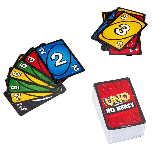 Uno Show ‘Em No Mercy Card Game For Kids, Adults & Family Night, Parties And Travel