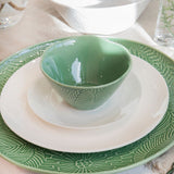 Maxwell & Williams Panama Round Platter in Kiwi Green