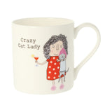 Mclaggan Mugs Rosie Made A Thing  Crazy Cat Lady Mug