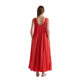 MEI MEIJ Dress With Balloon Dress In Coral
